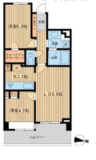 グランカーサ両国壱番館 204 間取り図