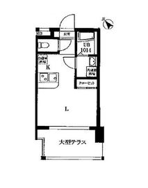 ベルア三宿 202 間取り図