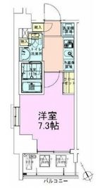 門前仲町レジデンス参番館 1301 間取り図