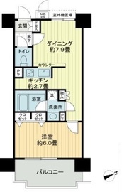 ライオンズマンション白金台 5階 間取り図