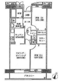 アクティ目黒駅前 1号棟 620 間取り図