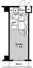 グランド・ガーラ三田 6階 間取り図