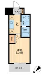 エコロジー潮見レジデンス 1210 間取り図