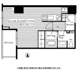 レガーロ西早稲田 406 間取り図