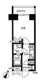 レジディア日本橋人形町2 308 間取り図