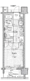 セレビア新宿御苑前 3階 間取り図