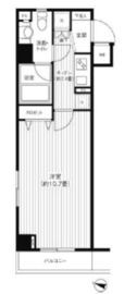 グランハイツ東中野 101 間取り図