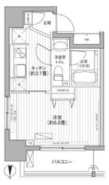 エスペランサ南麻布 701 間取り図