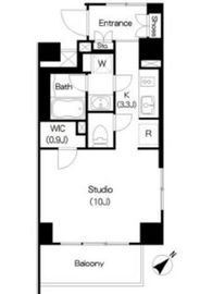 ブリリアイスト三軒茶屋アイビーテラス i228 間取り図