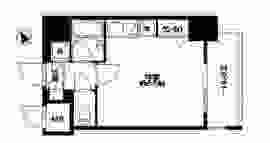 シティスパイア新川 303 間取り図