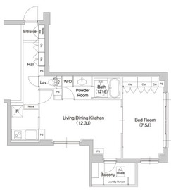 コンフォリア原宿 413 間取り図