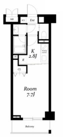 CLASS YOTSUYA 203 間取り図