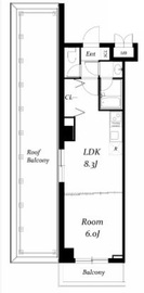 CLASS YOTSUYA 407 間取り図