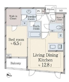ピアース西麻布 4階 間取り図