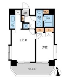 スペーシア池尻大橋 803 間取り図