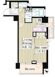 ラコント都立大学 5階 間取り図