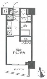 セントラル銀座 1003 間取り図