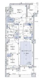 ブランズ東中野プレミアム 1階 間取り図