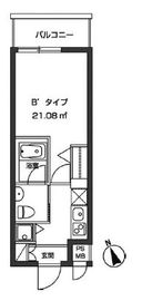 レジディア虎ノ門 403 間取り図