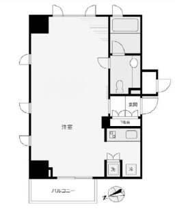セントラル銀座 405 間取り図