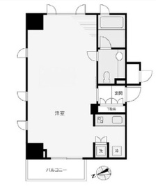 セントラル銀座 405 間取り図