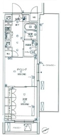 フィース水天宮前 4階 間取り図