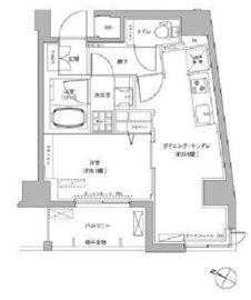 casa KEITO 201 間取り図