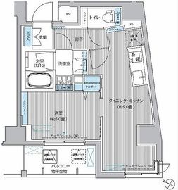 casa KEITO 401 間取り図