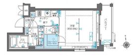 ZOOM渋谷笹塚 3階 間取り図