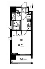 芝ウエスト 304 間取り図