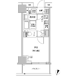 パークハビオ渋谷本町レジデンス 208 間取り図