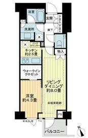 ブランズ六本木 3階 間取り図