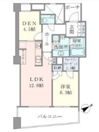 品川Vタワー タワー棟 9階 間取り図