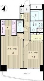 パークテラス恵比寿 502 間取り図