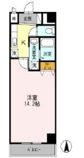 シュポール清澄白河 403 間取り図