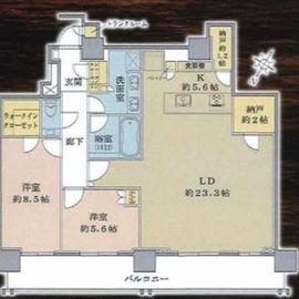 ブリリアザ・タワー東京八重洲アベニュー 28階 間取り図