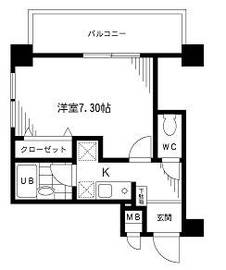 プライムアーバン千代田富士見 703 間取り図