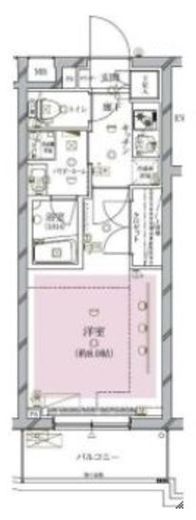 クレイシア目黒碑文谷 2階 間取り図