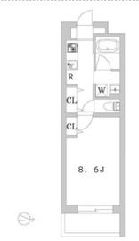 グランデュオ三軒茶屋4 208 間取り図