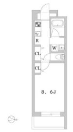 グランデュオ三軒茶屋4 304 間取り図