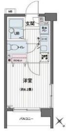 エコロジー都立大学レジデンス 722 間取り図