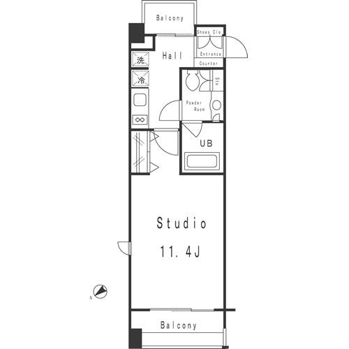 西新宿VIPROYAL 901 間取り図