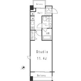 西新宿VIPROYAL 901 間取り図