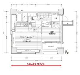 ドゥーエ銀座イースト1 202 間取り図