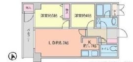 カルチェ恵比寿 402 間取り図