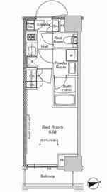 プラウドフラット門前仲町5 404 間取り図