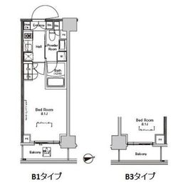 プラウドフラット門前仲町5 407 間取り図