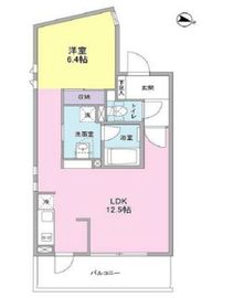 コスモリード目黒学芸大学ウエスト 201 間取り図