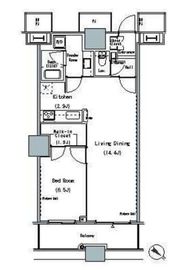 ザ・東京タワーズ ミッドタワー 28階 間取り図