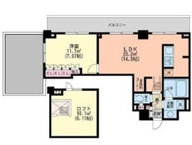 エスティメゾン新中野 406 間取り図